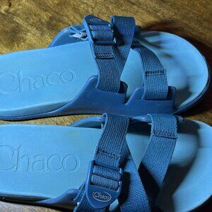 Chaco Women’s Chillos Blue Slide Size 9